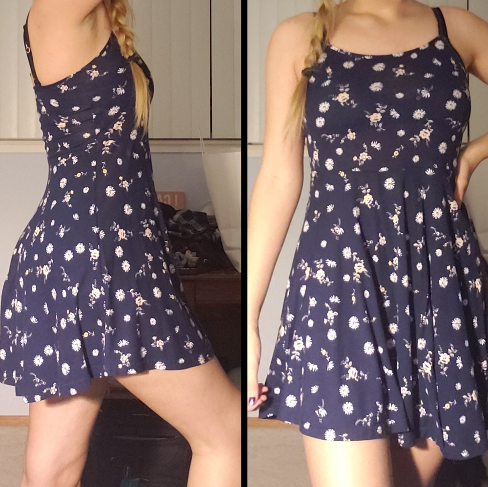 Cotton On navy floral sundress!